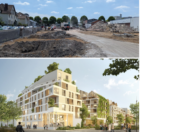 Atelier des Deux Anges - Démarrage du chantier, PSA, Rouen