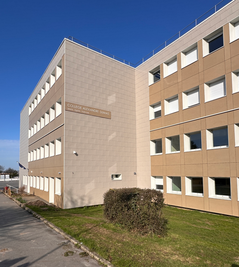 Atelier des Deux Anges - Chantier réhabilitation Collège Dumas, Neuville lès Dieppe