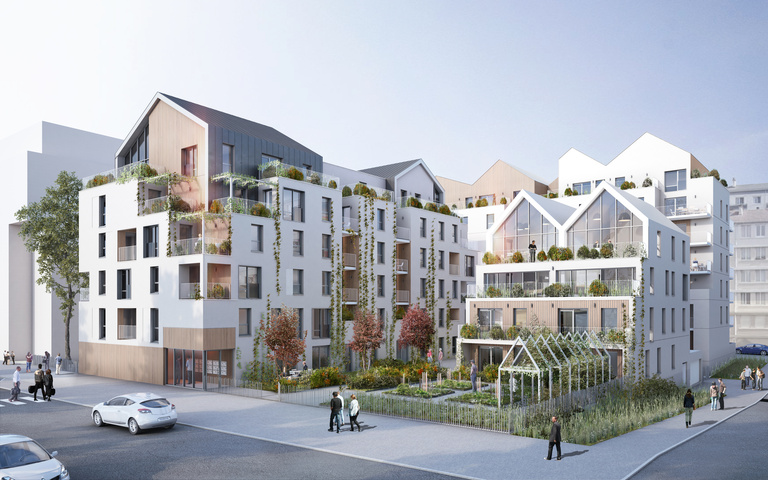 Atelier des Deux Anges - Lauréat de la consultation lancée Boulevard d'Orléans à Rouen
