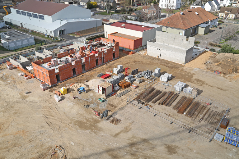 Atelier des Deux Anges - Chantier du collège Hyacinthe Langlois à Pont-de-l'Arche