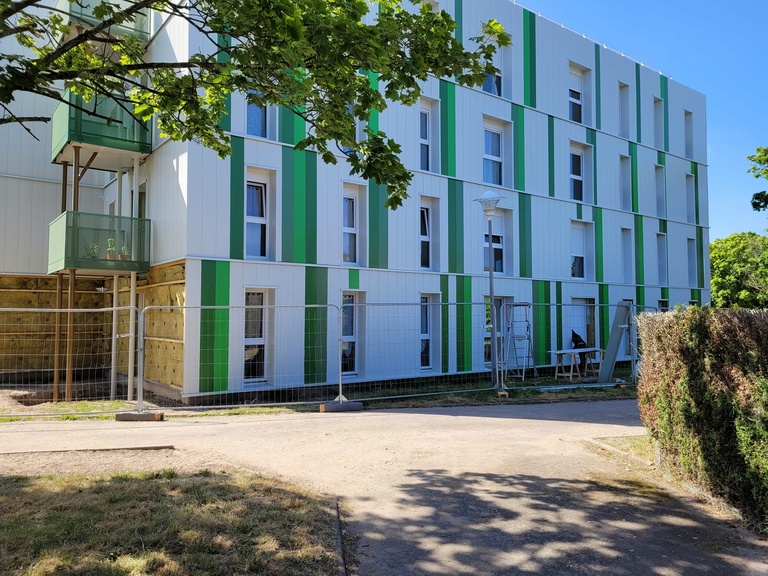 Atelier des Deux Anges - Chantier en cours, quartier Saint Julien, Oissel